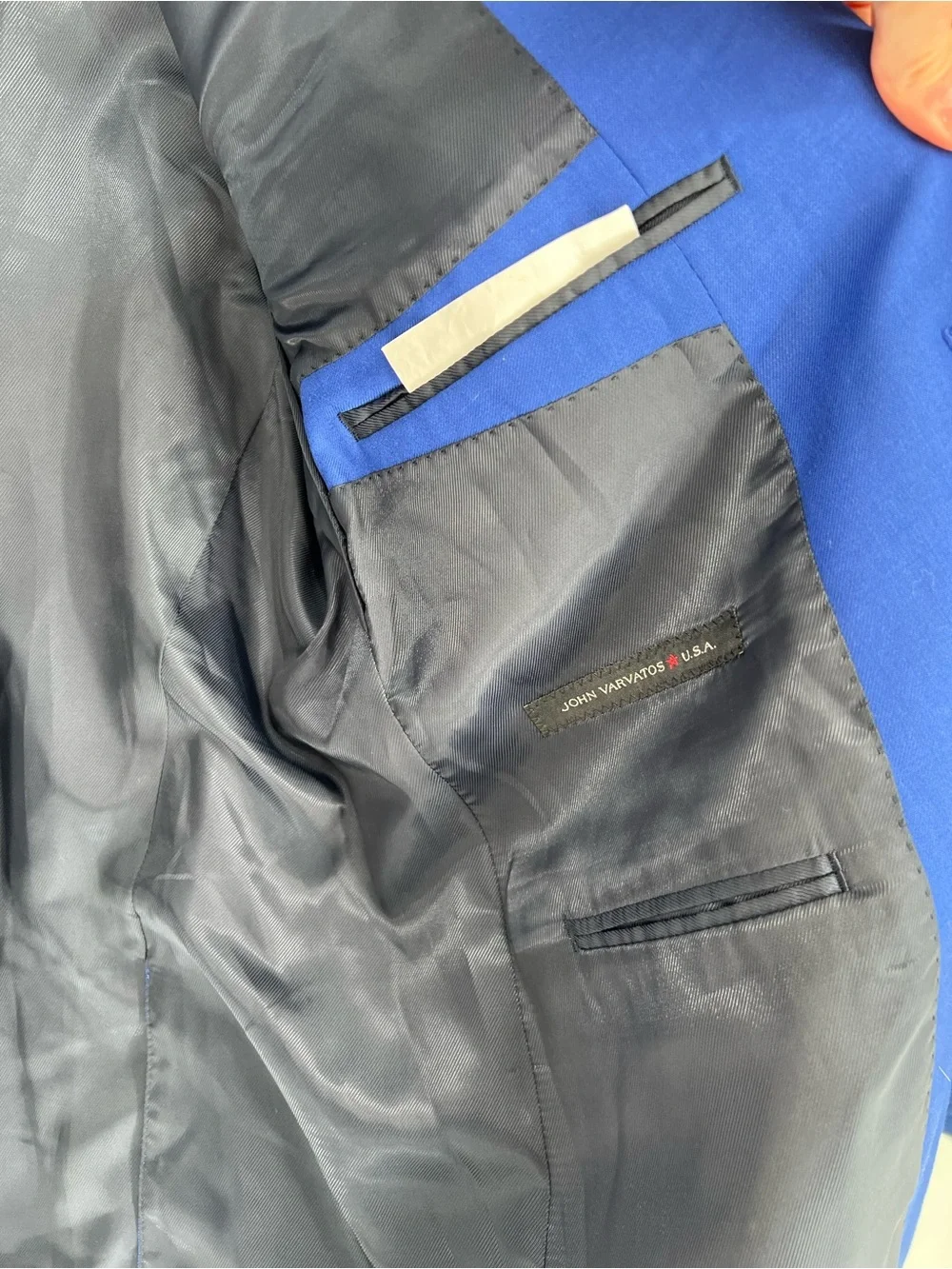 John Varvatos‎ 100% Wool Bold Royal Blue Two-Button Sport Coat Blazer